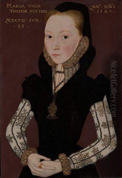 Mary Tichborne, wife of Thomas Potter - view 1
