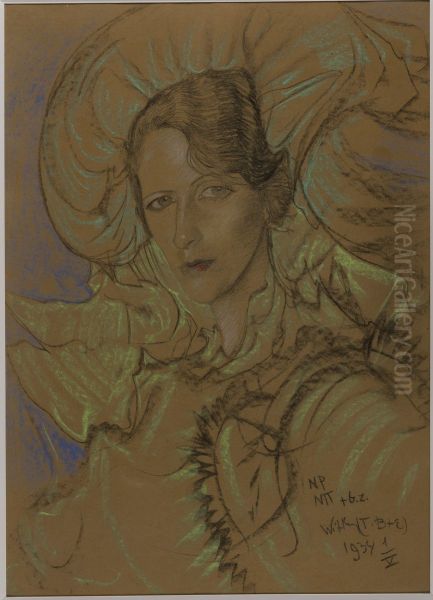 Asymetryczna Dama - Portret Eugenii Wyszomirskiej-Kuznickiej - view 1