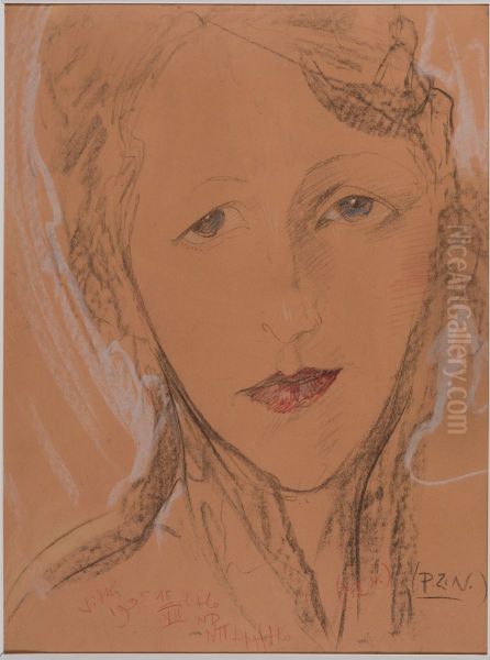 Asymmetric Lady - Portrait of Eugenia Wyszomirska-Kuznicka - view 1