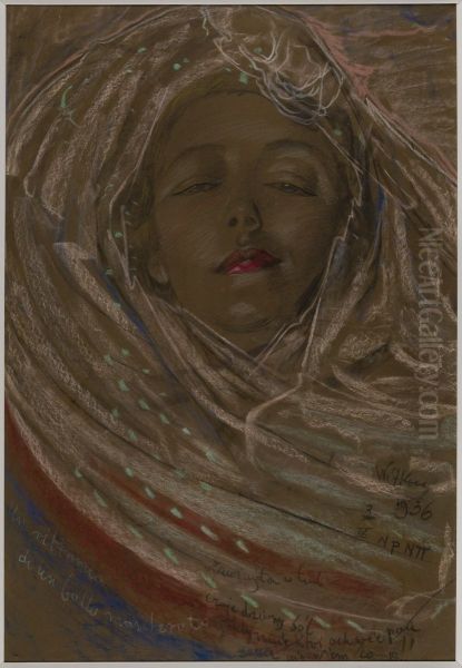 Asymmetric Lady - Portrait of Eugenia Wyszomirska-Kuznicka - Return from the ball - view 1