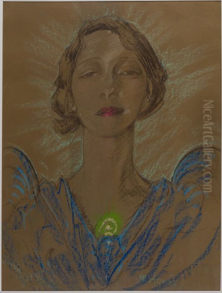 Asymetryczna Dama - Portret Eugenii Wyszomirskiej-Kuznickiej - view 1