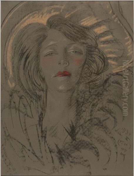 Asymetryczna Dama - Portret Eugenii Wyszomirskiej-Kuznickiej - T.U - view 1