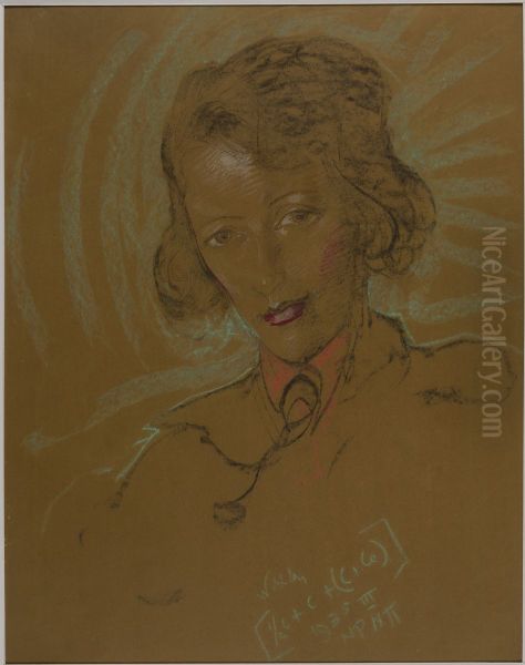 Asymetryczna Dama - Portret Eugenii Wyszomirskiej-Kuznickiej - view 1