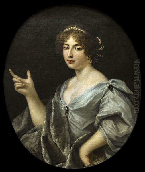 Portrait of Lady of the Royal courtFrancais:Portrait de Dame de la courItaliano:Ritratto di signora della Corte regia - view 1