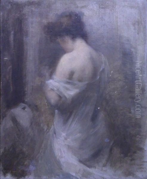 Femme a sa toilette (etude) - view 1