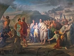 Regulus returning to CarthageFrancais:Regulus retournant a CarthageItaliano:Regulus che ritorna a Cartagine by Nicolas Bernard Lepicie