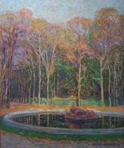 Piece d'eau a Versailles by Henri Doucet