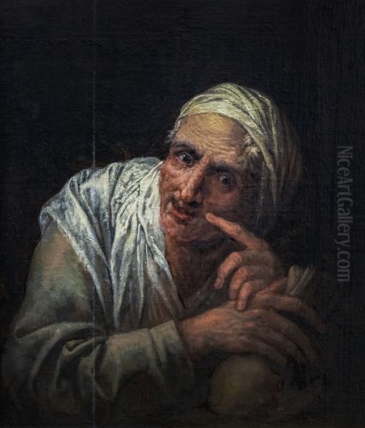 Woman's head(or The muleteer's wife)Francais:Tete de femme(ou La femme du muletier)Italiano:Testa di donna(o la moglie del mulattiere) - view 1