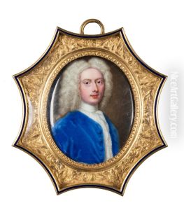 Okand man, kallad Francis Dayrell, lord Ashley by Christian Friedrich Zincke