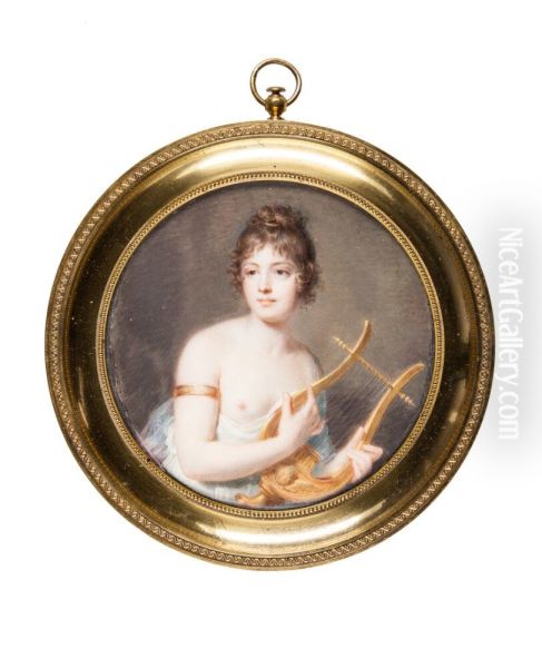 Woman with a lyre, Sapfo - view 1