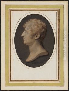 Okand man, mojligen bergsradet Anders von Wahrendorff (1759-1848) by Jean-Baptiste Jacques Augustin