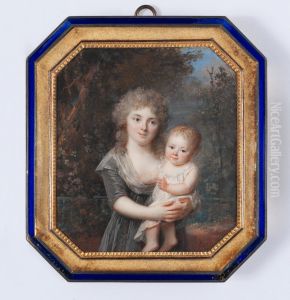 Adelaide Roslin, nee Abraham de Tours (b. 1773) and her Eldest Son Abraham (1794-1870) Adelaide Roslin, nee Abraham de Tours (b. 1773) and her Eldest Son Abraham (1794-1870)