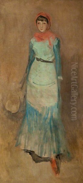 Miss Finch c.1885 (oil) - view 1