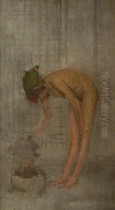Nude Girl with a Bowl