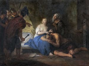 Samson and DalilaFrancais:Samson et DalilaItaliano:Sansone e Dalila by Antoine Pesne
