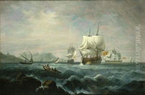 Vaisseaux espagnols au large de Gibraltar