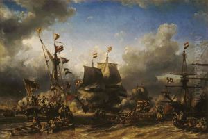 Embarquement de Ruyter et de Witt au Texel, 1667