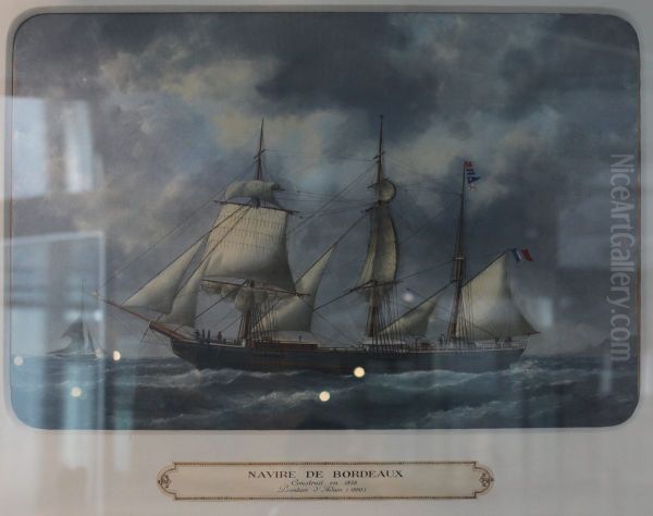 Ship from Bordeaux, built in 1858 - view 1