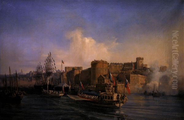Visite de Napoleon III a Brest, 11 aout 1858 - view 1