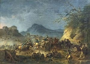 Shock of cavalry (Campaign Roussillon) 1793Francais:Choc de cavalerie (Campagne du Roussillon) 1793Italiano:Scossa di cavalleria (Campagna Roussillon) 1793