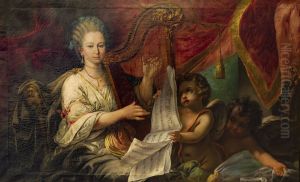 Portrait of Mlle Julie de Puymaurin Marcassus Portrait of Mlle Julie de Puymaurin Marcassus