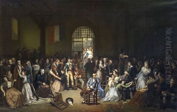 Appel des dernieres victimes de la terreur dans la prison de saint Lazare.7, 9 thermidor 1794 - view 1