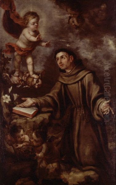 S. Antonius from Padua and Child JesusSan Antonio de Padua y el Nino Jesus - view 1