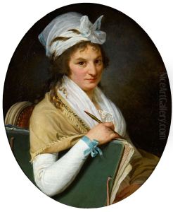 Self-portrait by Marie-Adelaide Duvieux