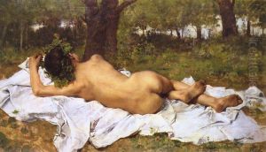 Young Bacchus by Joaquin Agrasot y Juan