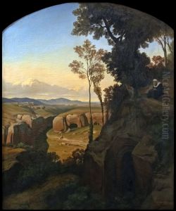 View of the quarries of CervaraFrancais:Vue des carrieres de la CervaraItaliano:Veduta delle cave di Cervara