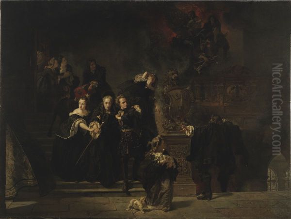 Slottsbranden i Stockholm den 7 maj 1697 - view 1