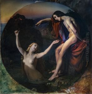 The fisherman and the nymphFrancais:Le pecheur et la nympheItaliano:Il pescatore e la ninfa The fisherman and the nymphFrancais:Le pecheur et la nympheItaliano:Il pescatore e la ninfa