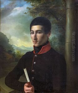 Portrait of Alphonse Coste-Reboulh in SorezianFrancais:Portrait d'Alphonse Coste-Reboulh enSorezienItaliano:Ritratto di Alphonse Coste-Reboulh in Soreziano by Jean Jalabert
