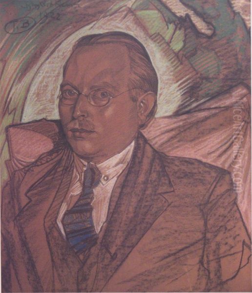 Portret meski w okularach - view 1