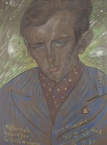 Portrait of Michal Burnat by Stanislaw Ignacy Witkiewicz (Witkacy)