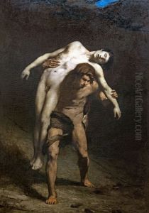 Cain carrying the body of Abel by Alexandre Falguiere