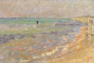 The beach at Gl. Skagen. The beach at Gl. Skagen.
