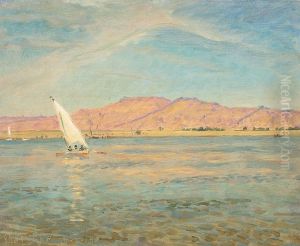 Coastal view at Luxor, Egypt.