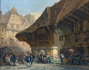 The market by Leonard Saurfelt