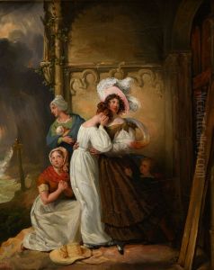 Scene d'orage by Camille Roqueplan
