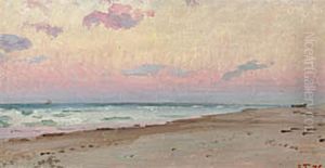 An evening in November. by Laurits Tuxen