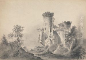 Part of Goodrich Castle by Horace Jones