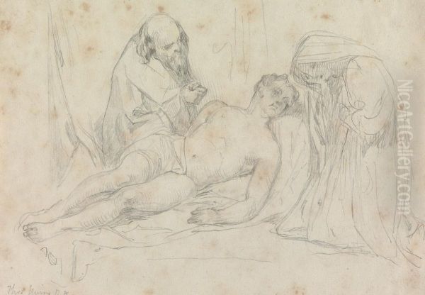 The Death of - set by William Etty R.A. - view 1