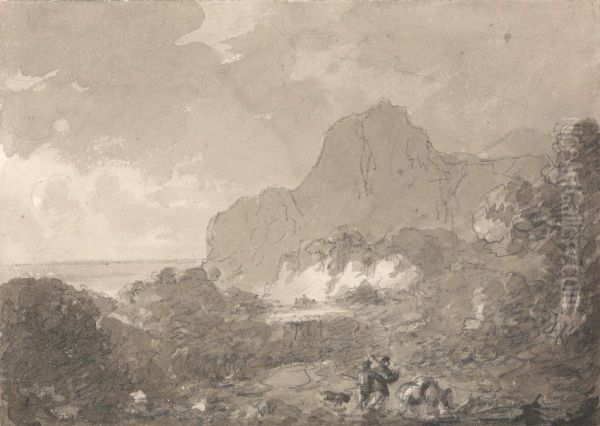 View on the Coast of Italy - view 1