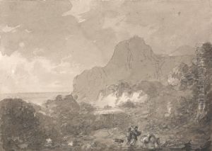 View on the Coast of Italy by Sir George Beaumont, 7th Baronet