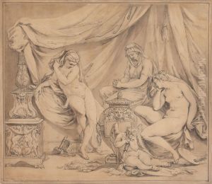 Design for a Monument to the Memory of Michaelangelo by Giovanni Batista Cipriani