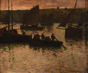 Dans le port by Charles Cottet