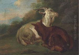 Goats In A Landscape Goats In A Landscape