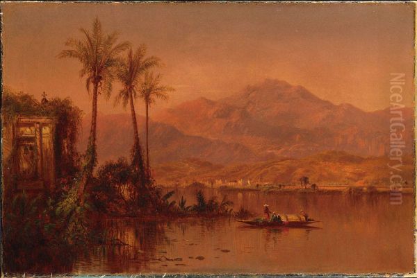 South American Scene (Vespers, Guayaquil River, Ecuador) - view 1