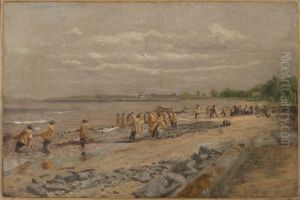 Hauling the Seine by Thomas Cowperthwait Eakins